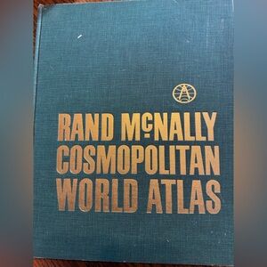 Cosmopolitan World Atlas - Teal Cover